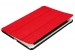 BESCHERMHOES MET INTELLIGENTE COVER EN ELASTISCHE BAND VOOR APPLE iPAD MINI - ROOD KUNSTLEER