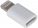 MICRO USB VROUWELIJK naar 8-PINS LIGHTNING MANNELIJK - WIT