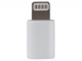 MICRO USB VROUWELIJK naar 8-PINS LIGHTNING MANNELIJK - WIT