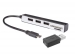 USB 2.0 - Micro USB 2-in-1 SD-/microSD-KAARTLEZER + 3-POORTS USB-HUB 