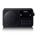 Draagbare DAB+/FM-radio met Bluetooth Zwart