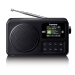 Draagbare DAB+/FM-radio met Bluetooth Zwart