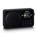 Draagbare DAB+/FM-radio met Bluetooth Zwart