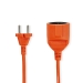 Verlengkabel Male - Female | CEE 7/17 | CEE 7/4 | 15.0 m | 3680 W | 250 V - 50/60 Hz | Soort aarding: Geen Aardecontacten | Hoek van stopcontact: 90 ° | H05VV-F 2X 1.5 mm² | Apparaat stroomoutput: 1 | Oranje