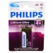 Philips Lithium Batterij 9V | 1-Blister | MN1604 | 6LR61