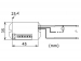 INBOUW 230VAC MINI PIR-BEWEGINGSDETECTOR 