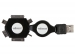PLUGSPSET11 6-IN-1 ZELFOPROLLENDE USB 2.0-LAADKABEL - MANNELIJK/MANNELIJK - ZWART - 53 cm