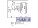 DIGITALE LED-PANEELMETER  - 9 VDC