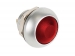 R1398R RONDE METALEN DRUKSCHAKELAAR MET ROOD KAPJE - 1P SPST OFF-(ON)