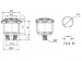RONDE METALEN DRUKKNOP SPST OFF-(ON)
