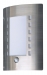 Wandlamp Buiten 60 W Incl. Bewegingssensor Geborsteld Staal