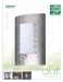 Wandlamp Buiten 60 W Incl. Bewegingssensor Geborsteld Staal