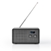 DAB+ Radio | Tafelmodel | DAB+ / FM | 1.3 " | Zwart-Wit Scherm | Batterij Gevoed / USB Gevoed | Digitaal | 4.5 W | Bluetooth® | Wekker | Slaaptimer | Zwart