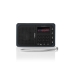 RDFM2100GY FM-Radio | Draagbaar Model | FM | Batterij Gevoed / Netvoeding | Digitaal | 3.6 W | Scherm grootte: 2.0 " | Zwart-Wit Scherm | Bluetooth® | Koptelefoonoutput | Grijs / Zwart