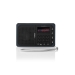 FM-Radio | Draagbaar Model | FM | Batterij Gevoed / Netvoeding | Digitaal | 3.6 W | Scherm grootte: 2.0 " | Zwart-Wit Scherm | Koptelefoonoutput | Grijs / Zwart