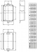 Kunststof behuizing 44 x 72 x 27 mm Zwart ABS