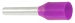 RND 465-00193 Adereindhuls Violet 0.25 mm²/6 mm PU = 100 ST