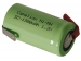 RSH1.3LFOMC NI-MH BATTERIJ 1.2V - 1.3Ah MET SOLDEERLIPPEN IN TEGENGESTELDE RICHTING (bulk)