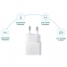 Samsung USB-C 15W Snellader met kabel (Wit) - EP-T1510XW