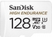 Sandisk High Endurance flashgeheugen 128 GB MicroSDHC Klasse 10 UHS-I