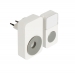 Plug-in Draadloze Deurbel Set 220V 85 dB Wit/Grijs