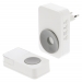 Plug-in Draadloze Deurbel Set 220V 85 dB Wit/Grijs