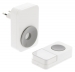 Plug-in Draadloze Deurbel Set 220V 85 dB Wit/Grijs