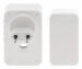 Plug-in Draadloze Deurbel Set 220V 85 dB Wit/Grijs