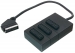 SCART Schakelaar SCART Male - 3x SCART Female 0.50 m Zwart