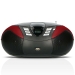 SCD-37 USB Rood Draagbare FM-radio CD- en USB-speler Rood