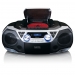 Draagbare Boombox met DAB+/FM-radio, Bluetooth®, CD, cassetterecorder en USB-speler Zilver