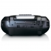 Draagbare Boombox met DAB+/FM-radio, Bluetooth®, CD, cassetterecorder en USB-speler Zilver