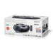 Draagbare Boombox met DAB+/FM-radio, Bluetooth®, CD, cassetterecorder en USB-speler Zilver