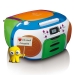 Draagbare radio met CD en cassette Kids Multi Colour