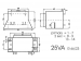 2060250MST TRANSFORMATOR LAAG PROFIEL 25VA 2 x 6V / 2 x 2.083A