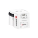 2-polige wereldreisadapter met geïntegreerde dubbele USB-oplader (1x USB C & 1 x USB) 45 Watt Power Delivery