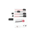 2-polige wereldreisadapter met geïntegreerde dubbele USB-oplader (1x USB C & 1 x USB) 45 Watt Power Delivery