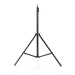SLST10BK Lampstatief voor Fotostudio | Maximaal draagvermogen: 2.5 kg | Maximale werkhoogte: 200 cm | 3 Segmenten | Inclusief reistas | Staal | Zwart