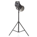 Lampstatief voor Fotostudio | Maximaal draagvermogen: 2.5 kg | Maximale werkhoogte: 200 cm | 3 Segmenten | Inclusief reistas | Staal | Zwart