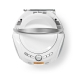 CD-Speler Boombox | Batterij Gevoed / Netvoeding | Stereo | 9 W | Bluetooth® | FM | USB-weergave | Handgreep | Wit