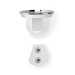 Speakerbeugel | Geschikt voor: Google Home® | Wand | 2 kg | Vast | Metaal / Staal | Wit