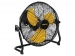 ST-12F-E VLOERVENTILATOR - STAAL - Ø 30.5 cm - ZWART/GEEL