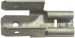 Connector Fast On 6.3 mm Female PVC Zilver