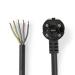 STPC110PBK15 Stroomkabel voor Oven | Perilex | Open | 1.50 m | Zwart