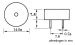 LOW-COST BUZZER 3-16Vdc / 8mA - PRINTMONTAGE