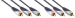 Component Videokabel 3x RCA Male - 3x RCA Male 2.00 m Zwart