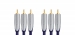Component Videokabel 3x RCA Male - 3x RCA Male 2.00 m Zwart