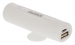 Draagbare Powerbank Lithium-Ion 2500 mAh USB Wit