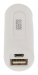 Draagbare Powerbank Lithium-Ion 2500 mAh USB Wit