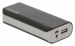 Draagbare Powerbank Lithium-Ion 4000 mAh USB Zwart